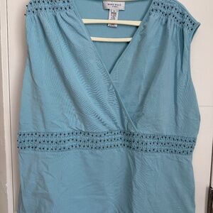 4-PACK BUNDLE!  PLUS SIZE (3X)_Nine West Tank Tops (blue, black, beige, & white)